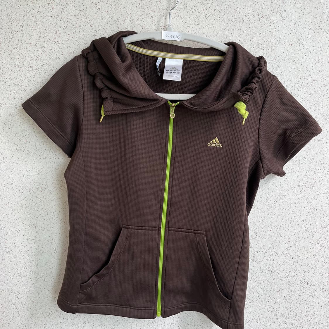 Vtg 아디다스 반팔집업 상품이미지1