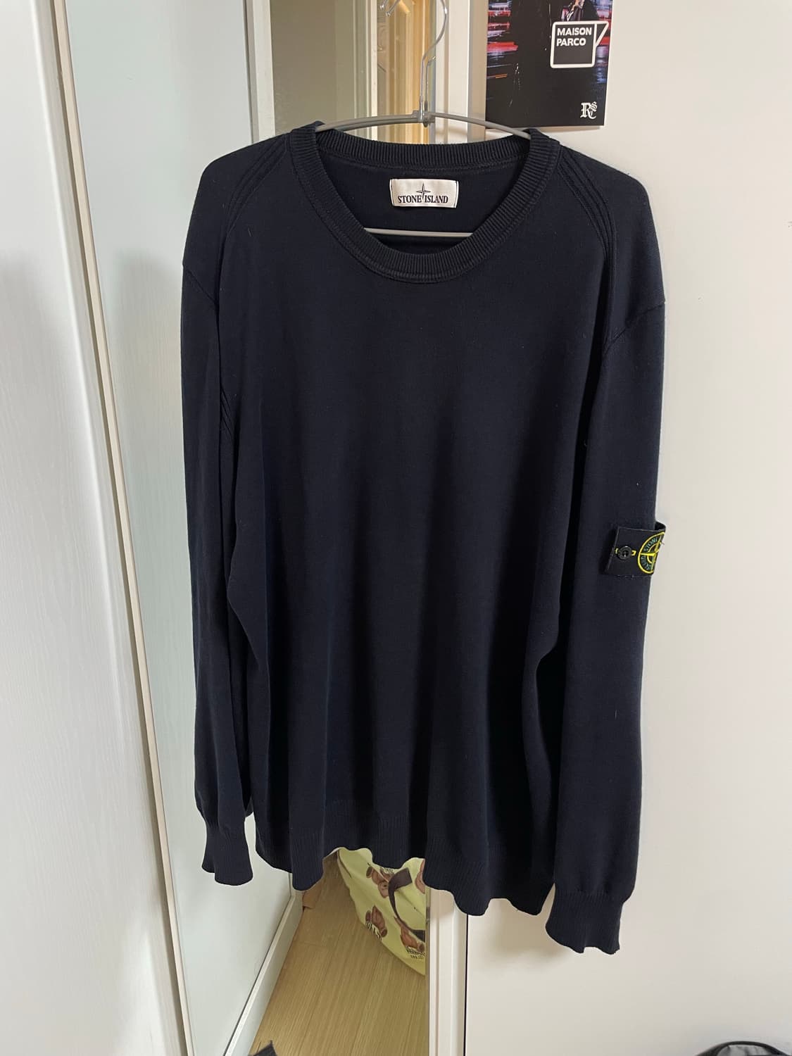 스톤아일랜드 숄더 디테일 크루넥 니트 [XXL] 상품이미지1