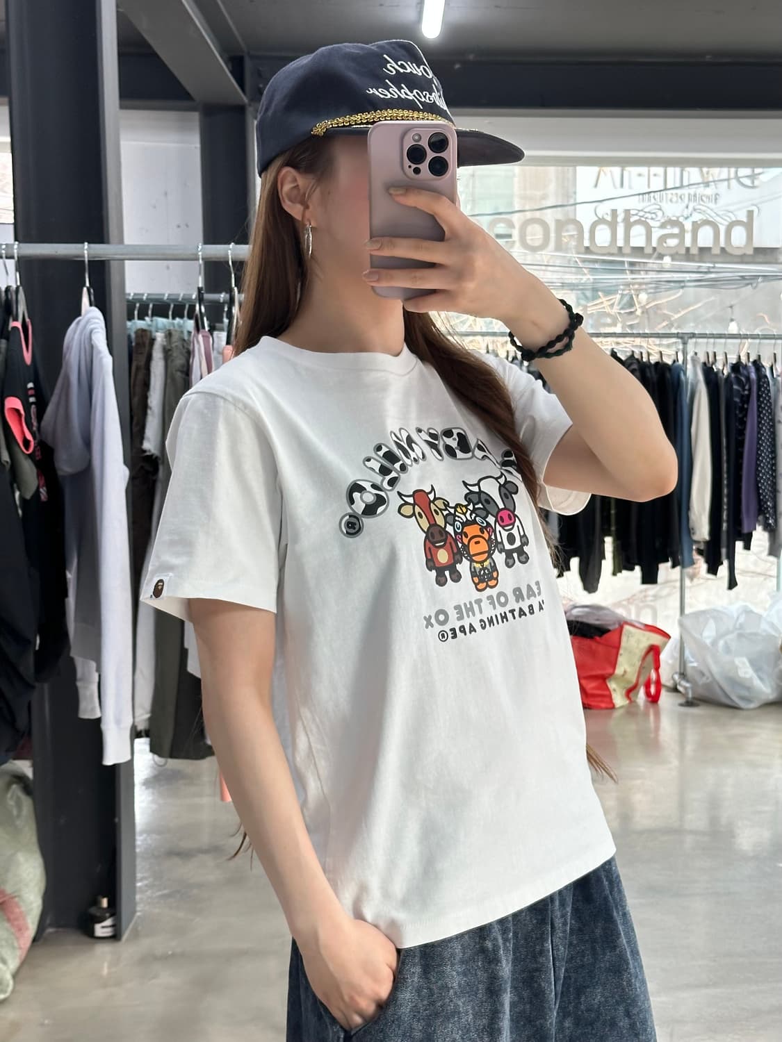 베이프 마일로 카우프렌즈 반팔티 상품이미지2