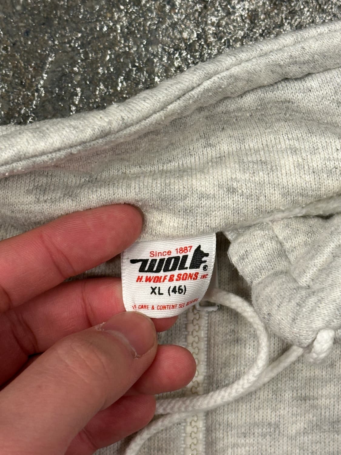 90s made in USA 유니버시티 하프집업 스웻 XL 상품이미지4