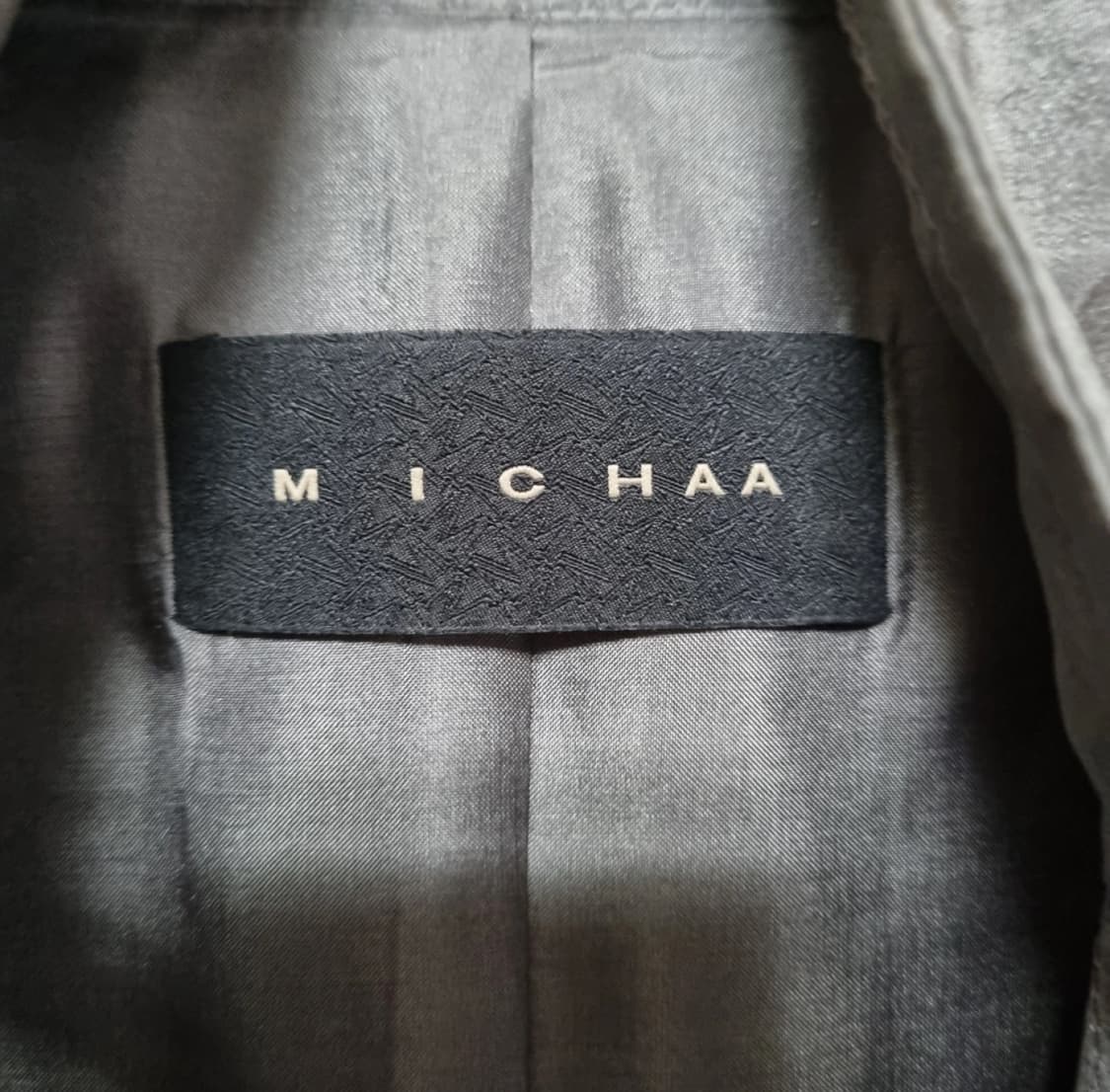 미샤 (MICHAA) 100% 실크 트렌치 코트 55 사이즈 상품이미지9