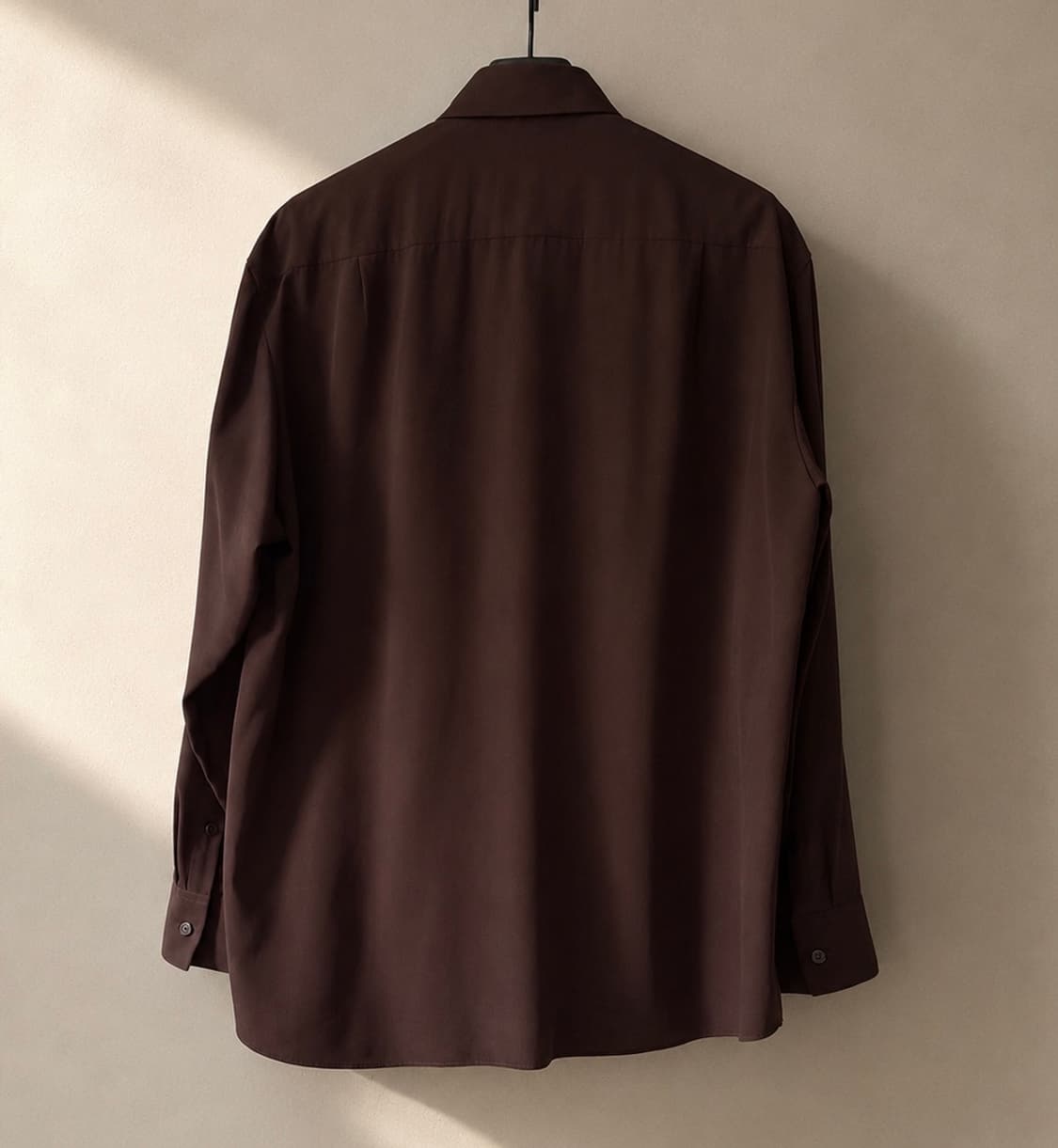 Lad musician frill shirt brown 상품이미지2