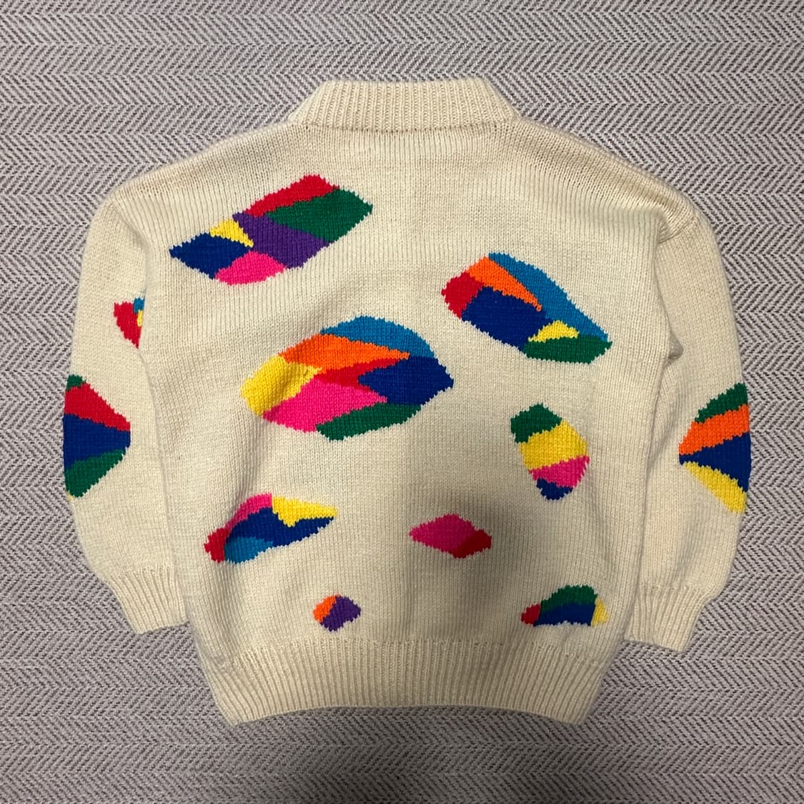 VINTAGE handmade knit cardigan 상품이미지2