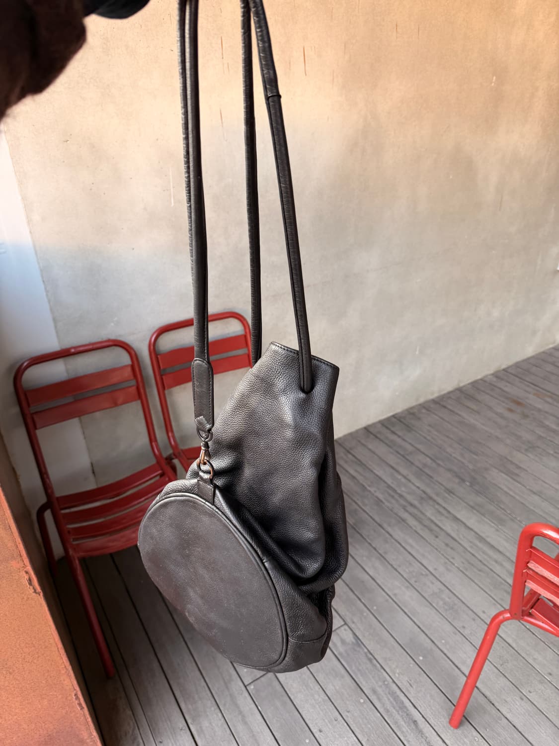 Leather Bucket Bag 상품이미지3