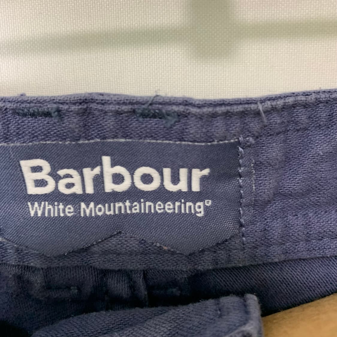 바버 Barbour 코튼 카고 팬츠 반바지 네이비 빈티지남성 33-34치 상품이미지7