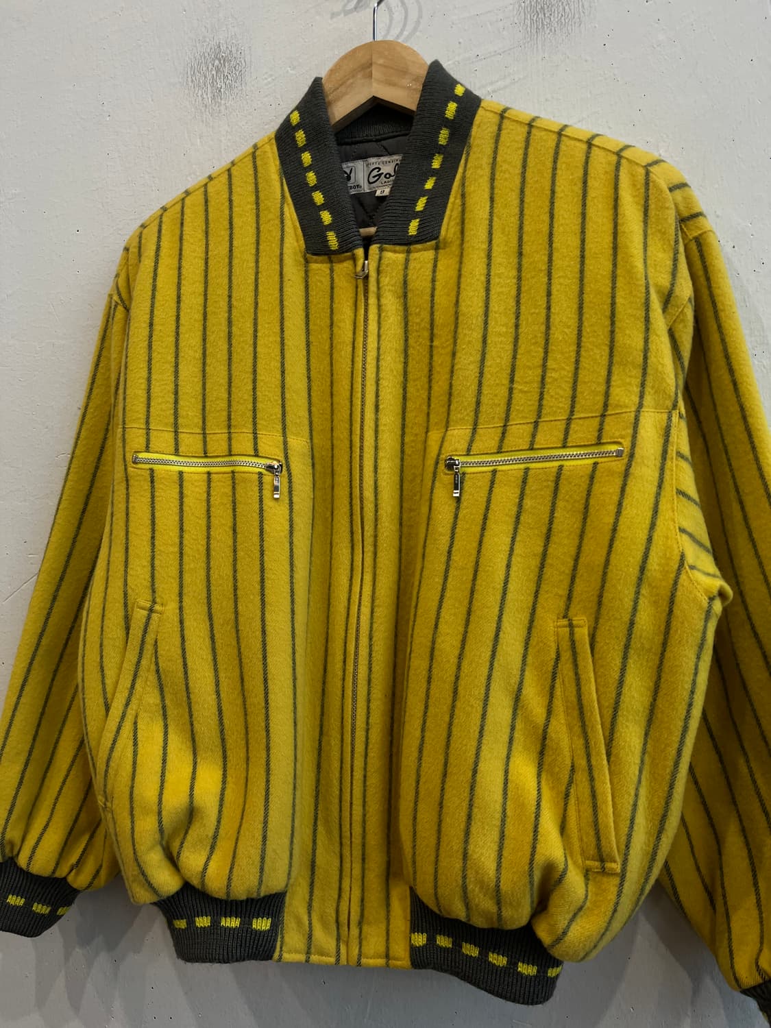 플레이보이 골프 퓨어울 봄버자켓 우먼즈 상품이미지2