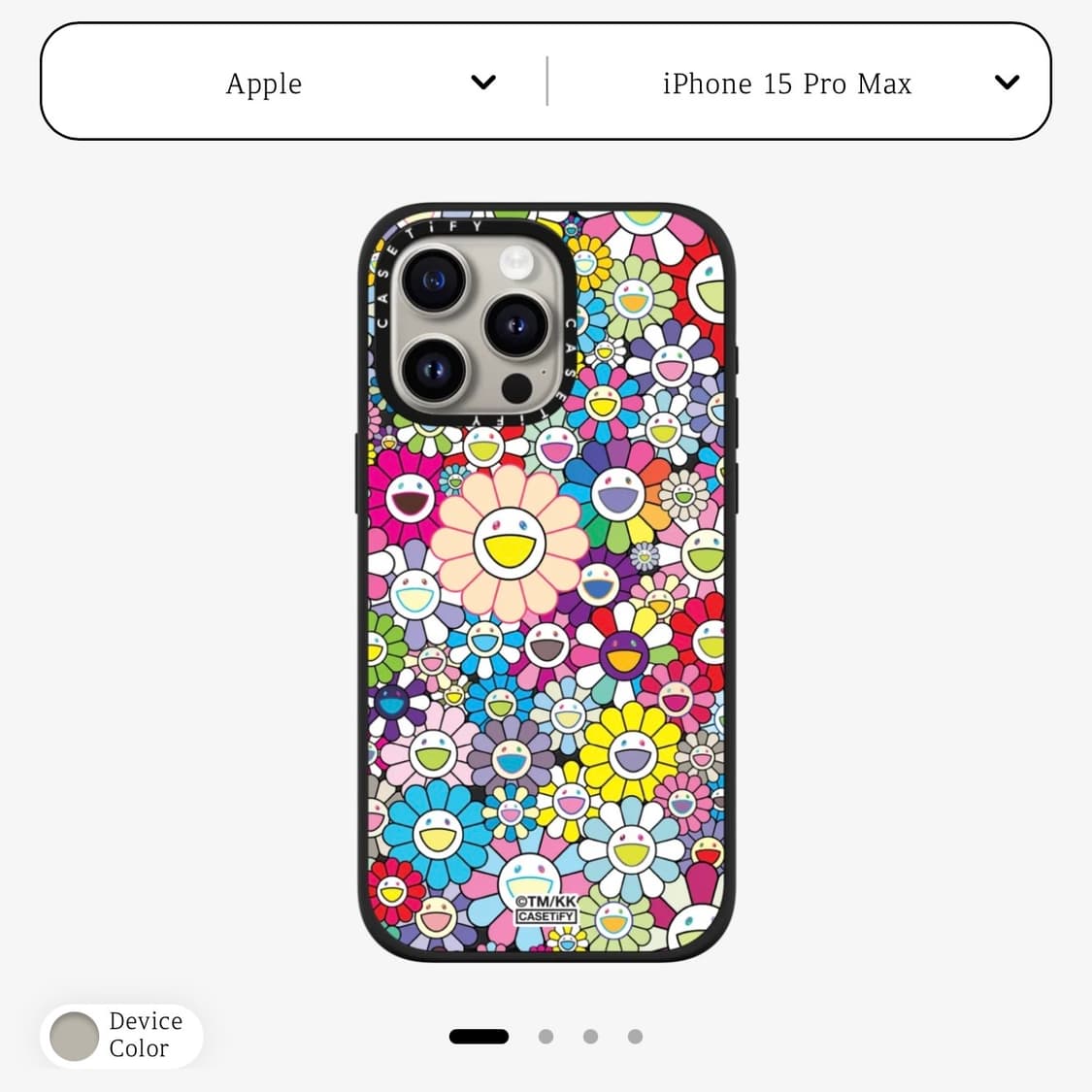 아이폰15프로맥스 케이스티파이 무라카미 레인보우 폰케이스 상품이미지4