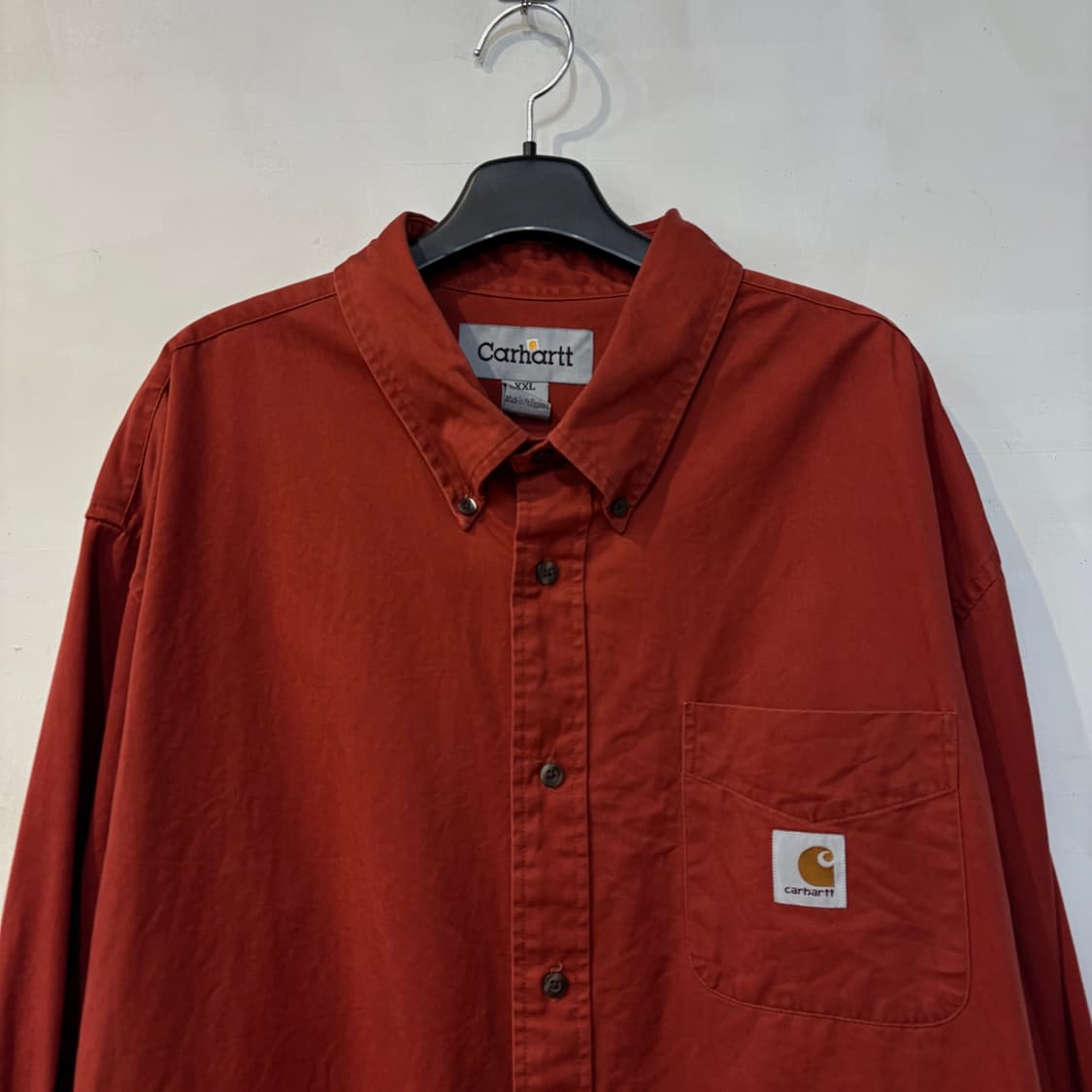 칼하트 셔츠 XXL 레드 상품이미지3