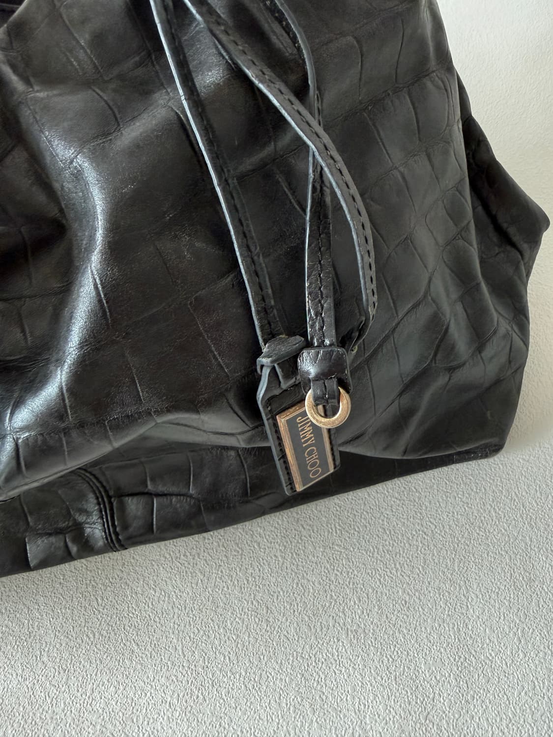 지미추(JIMMY CHOO) 레더 숄더백(ITALY, 큰 사이즈) 상품이미지7