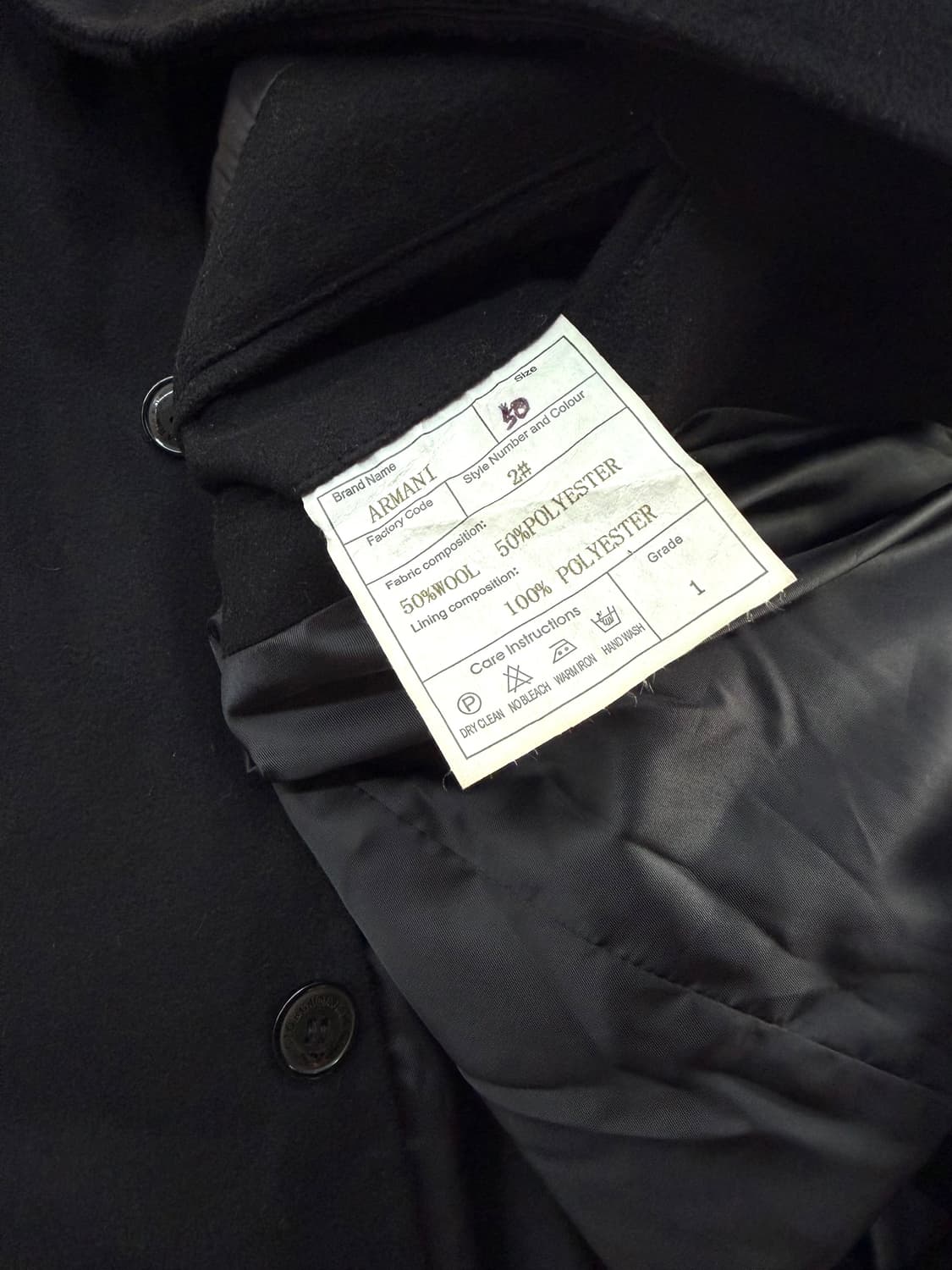 50/ 조르지오 아르마니 울 브라이튼 코트 상품이미지8