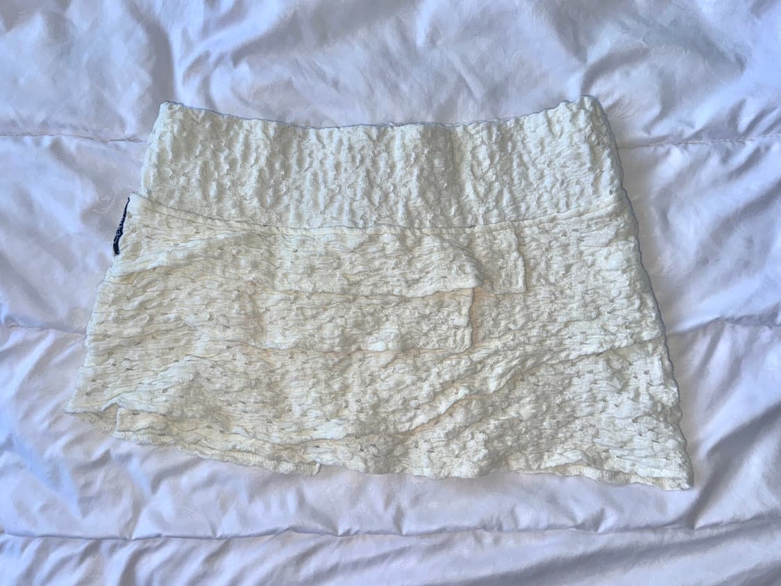 세릭 cerric 웨이브 프릴 스커트 아이보리 1size 상품이미지2