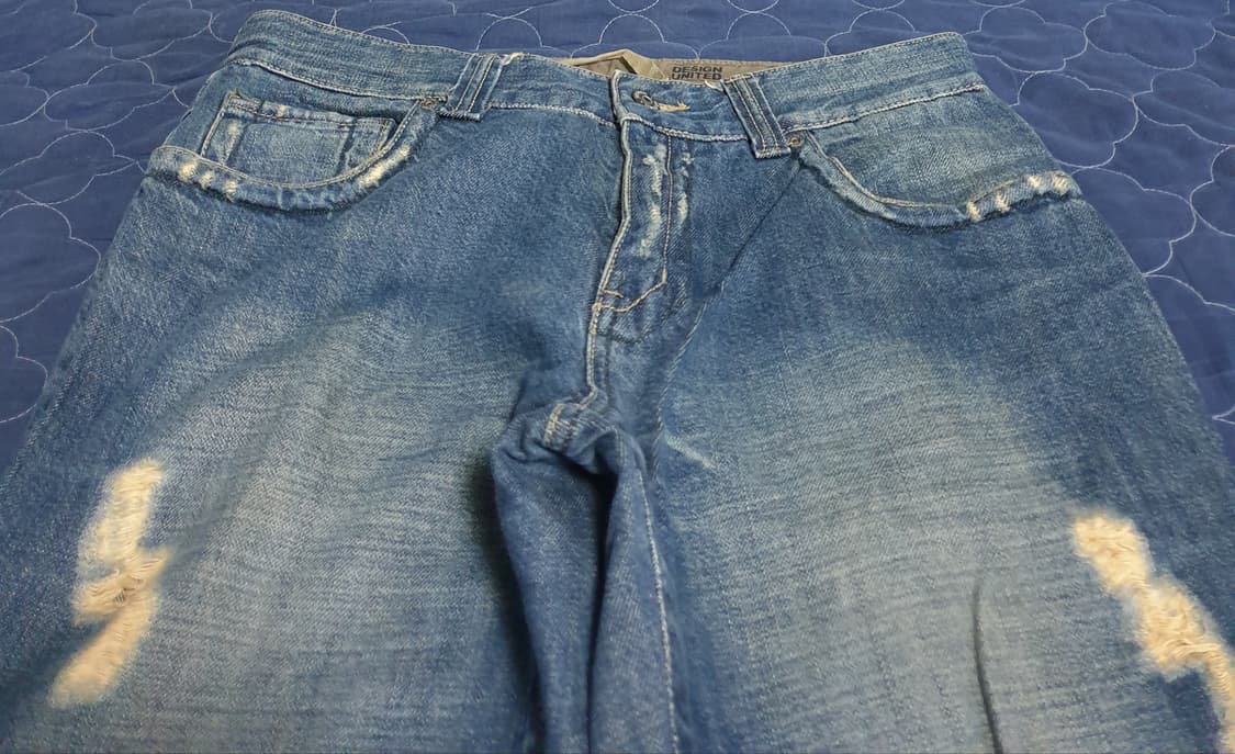 (신세계) 디자인유나이티드 부츠컷 빈티지 데미지 워싱 데님진 (32) 상품이미지2