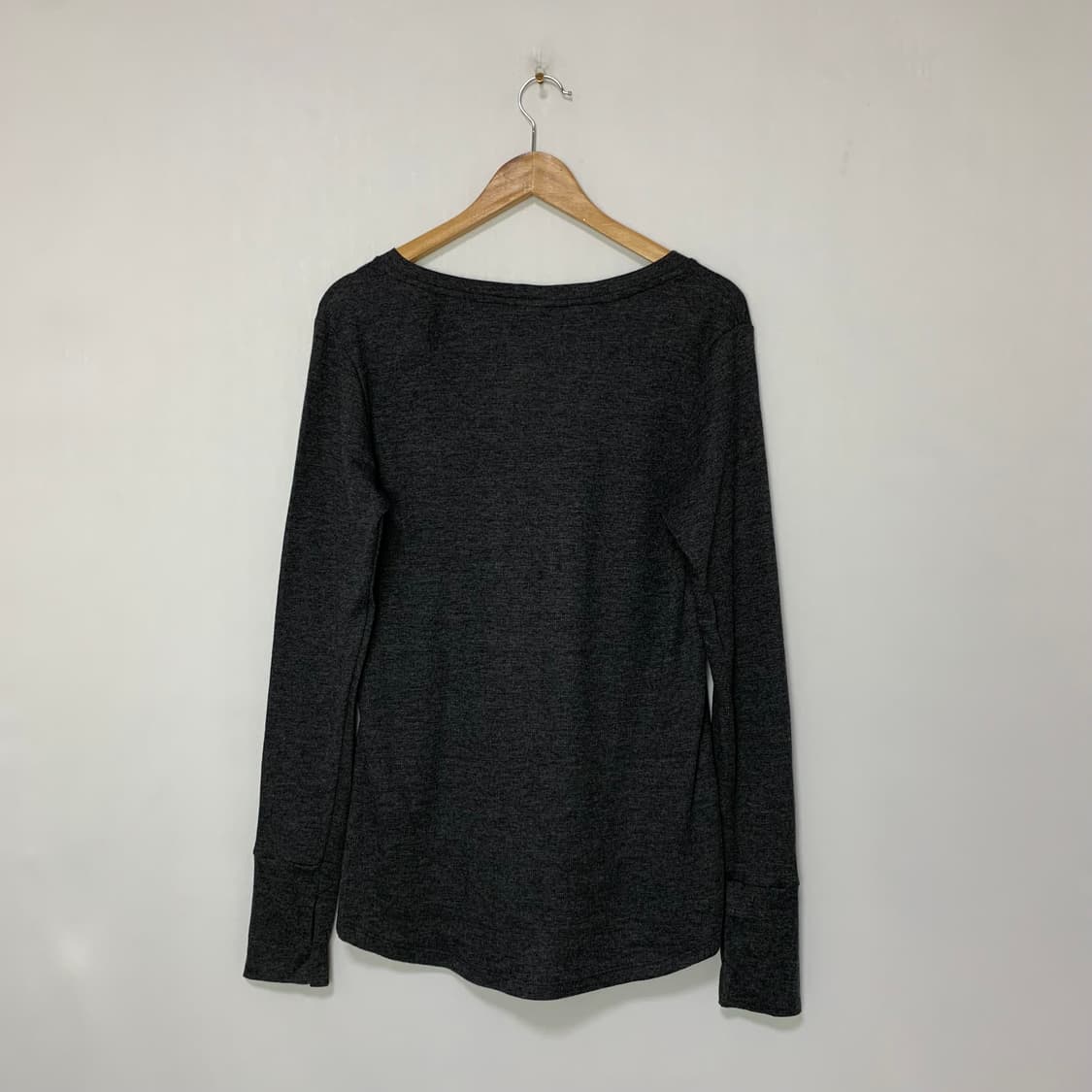 할리데이비슨 브이넥 스컬 프린팅 빈티지 롱슬리브 핸드워머 긴팔 티셔츠 상품이미지5