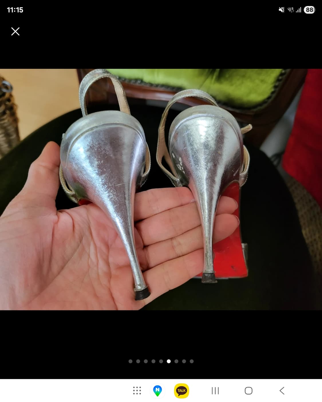 크리스챤 루부탱 T 스트랩 하이힐 샌들 에르네스타 상품이미지6