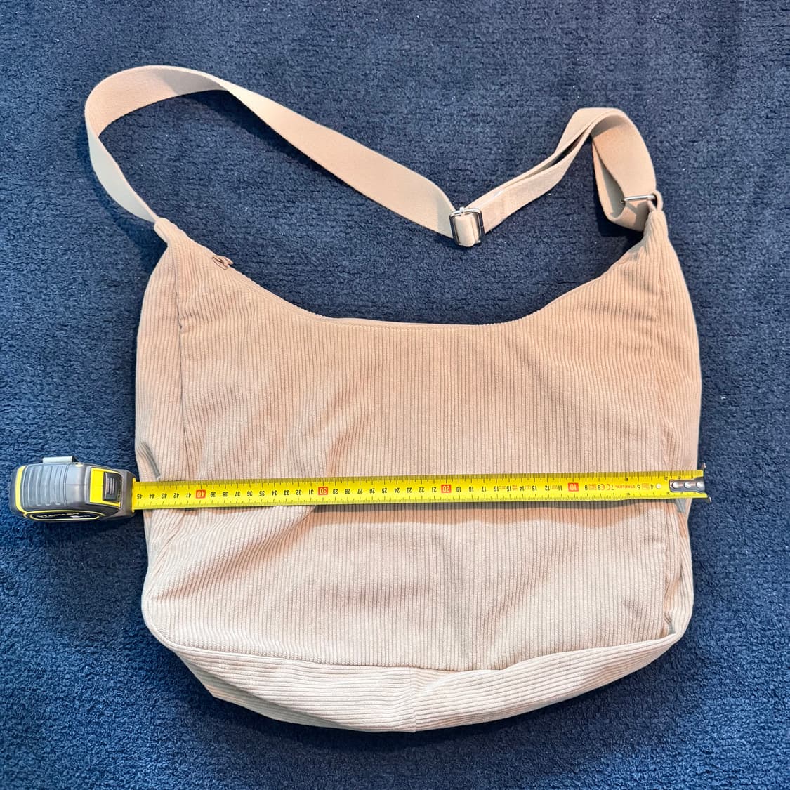 일본 유니클로 아이보리 코듀로이 크로스백 상품이미지2