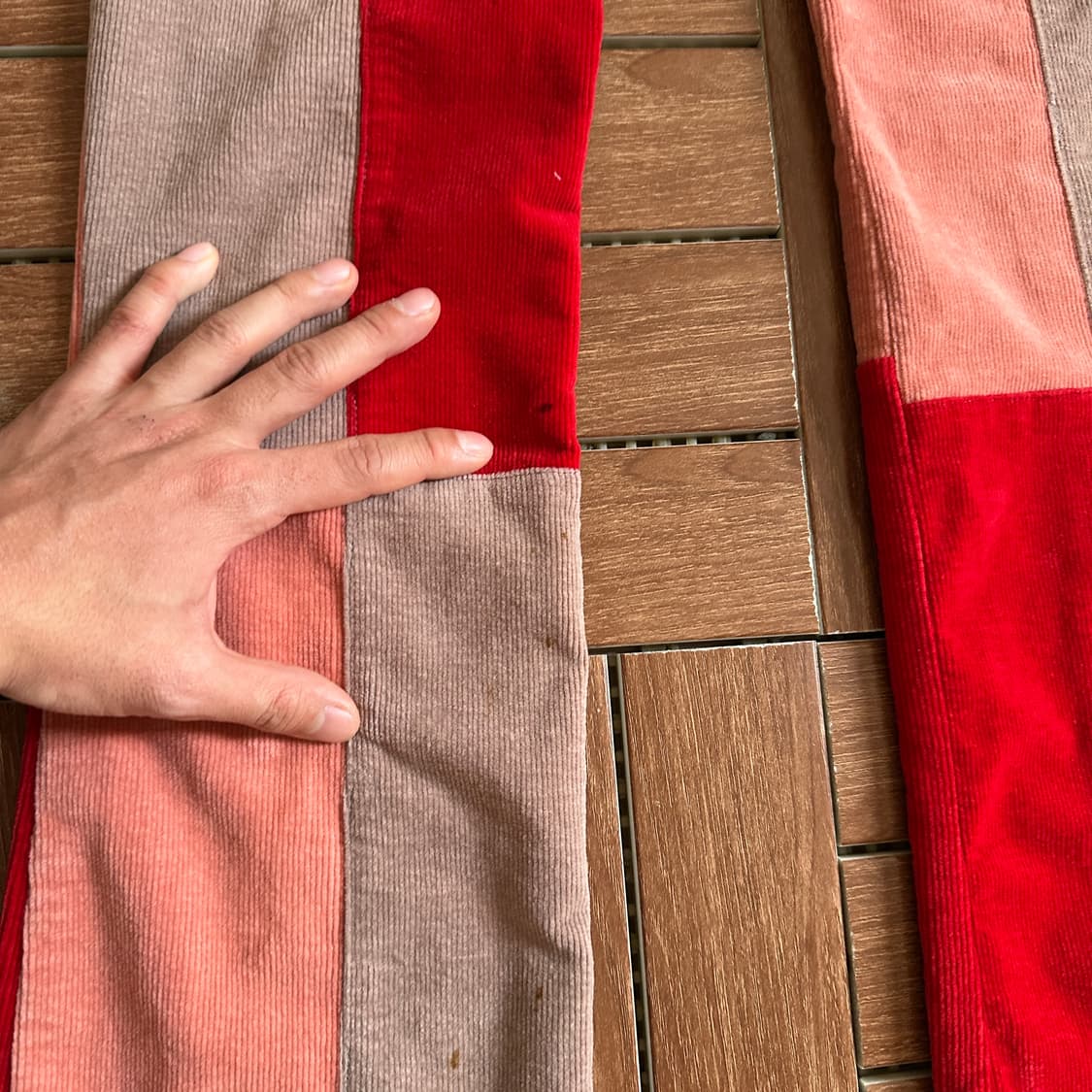 Cimarron corduroy patch work pants 상품이미지10