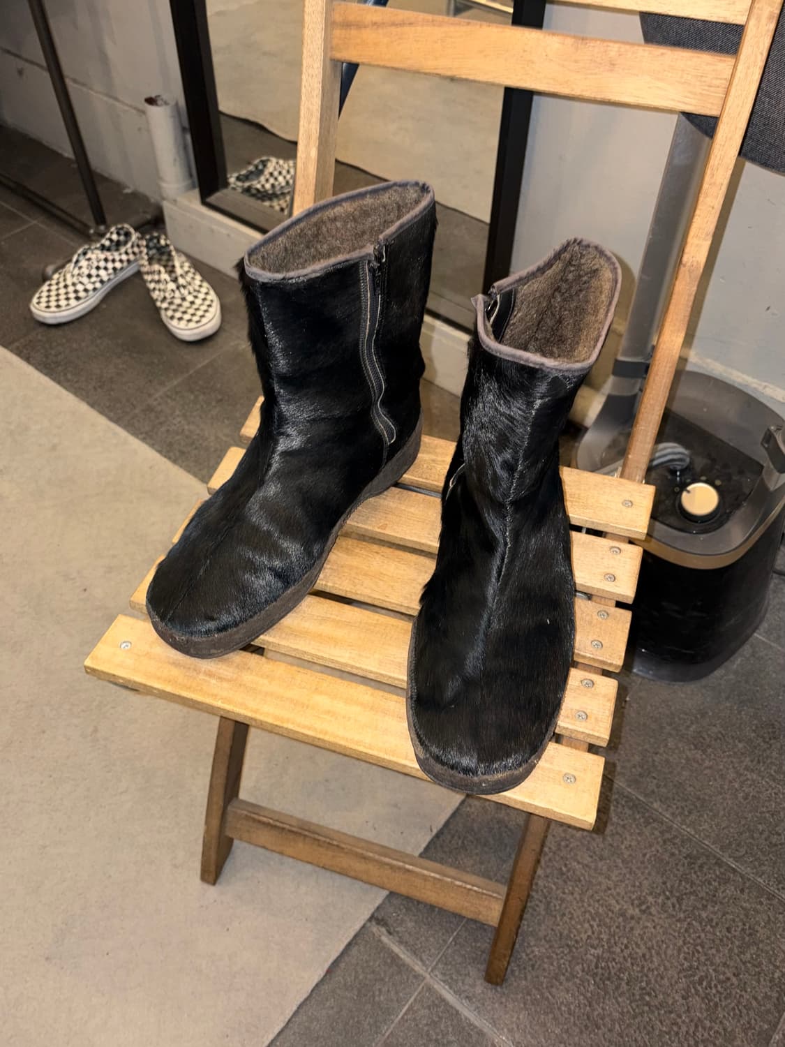 Hair-on Cowhide(Pony hair) American boot 상품이미지4