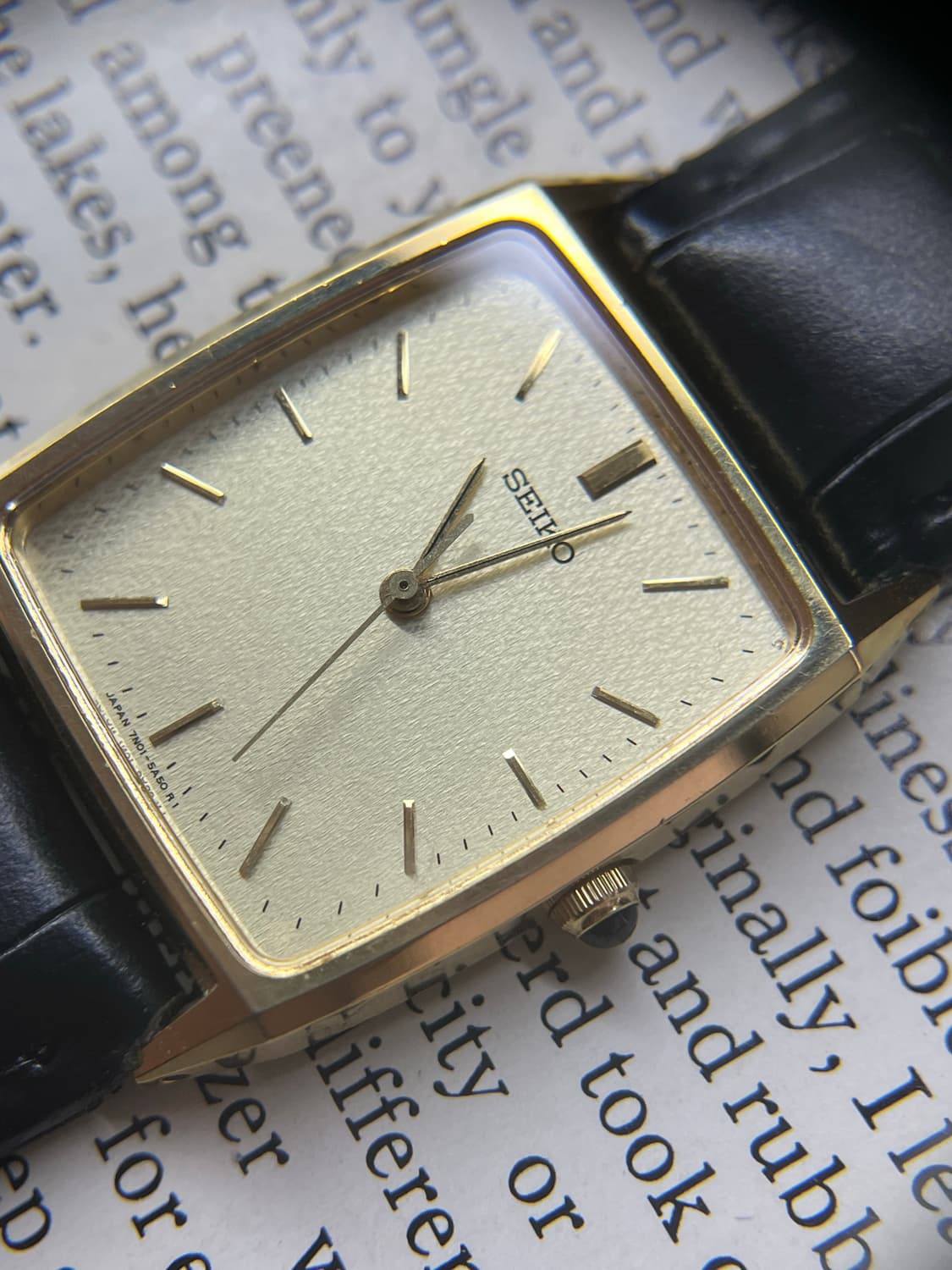 빈티지 세이코 탱크 7N01-5A40 (1991)  상품이미지3