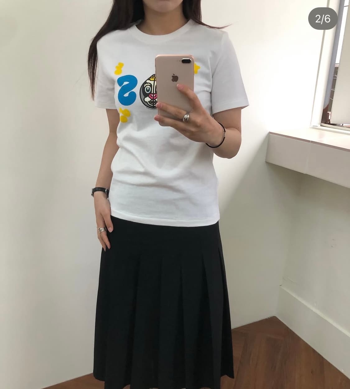 딱붙핏))새상품)) 베이프 데리야키 소스 반팔 티셔츠 상품이미지2