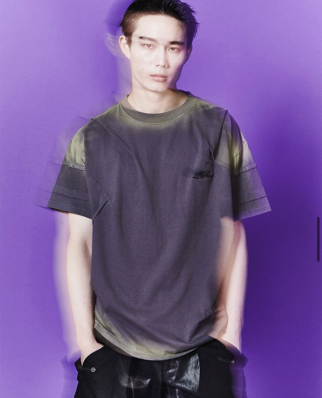 ADSB Mardro Gradient T-Shirt Charcoal 상품이미지3