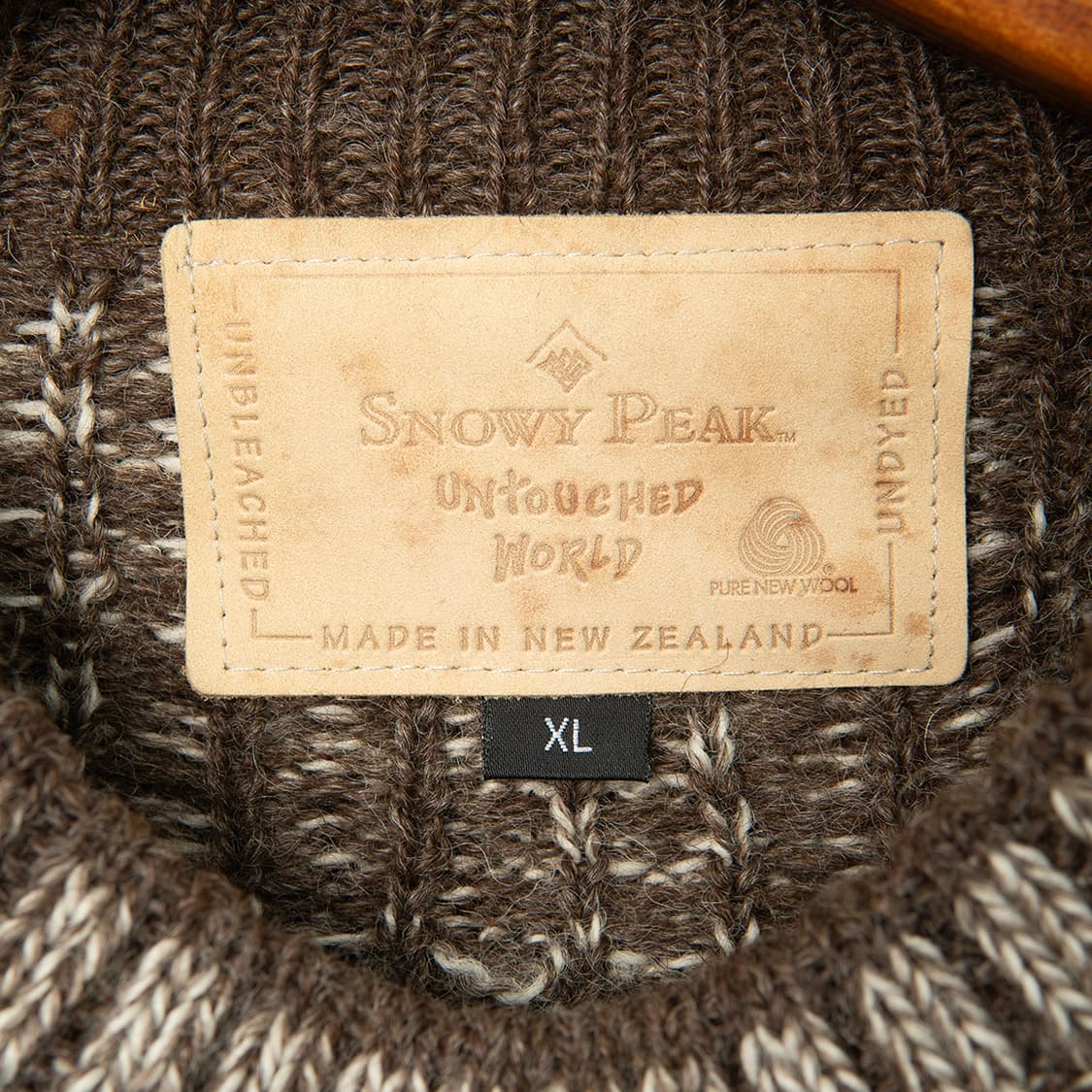 [110] Snowy Peak Untouched world 퓨어울 스웨터 상품이미지5