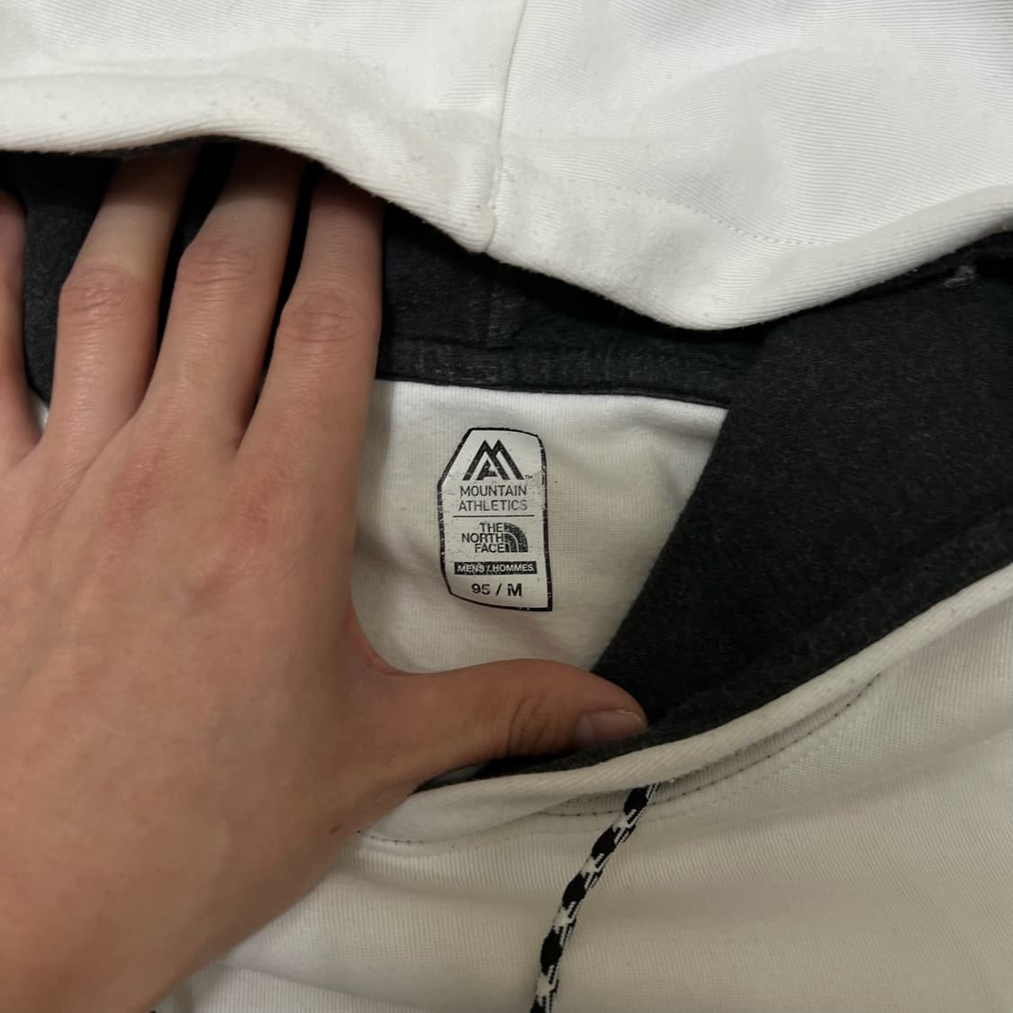 노스페이스 아틀레틱 빅로고 후드티 M/95  상품이미지5