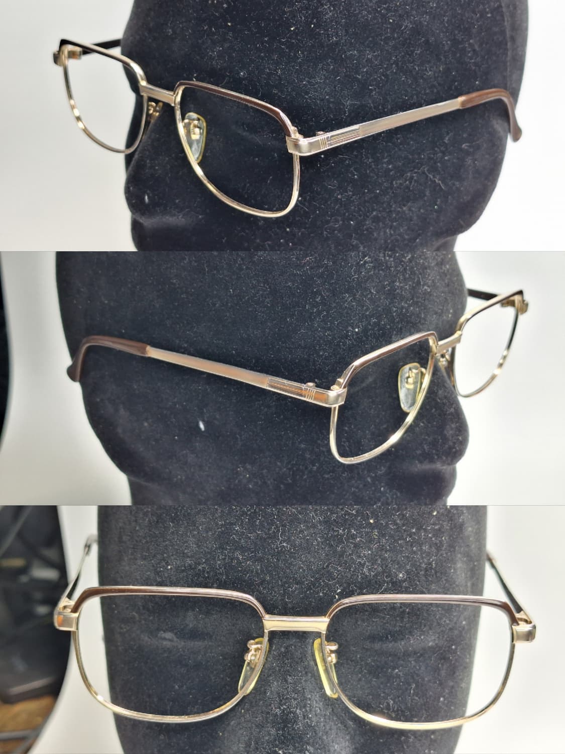 80s 일본 빈티지 브로우라인 포인트 티타늄 안경테 G.gron-2536 상품이미지10