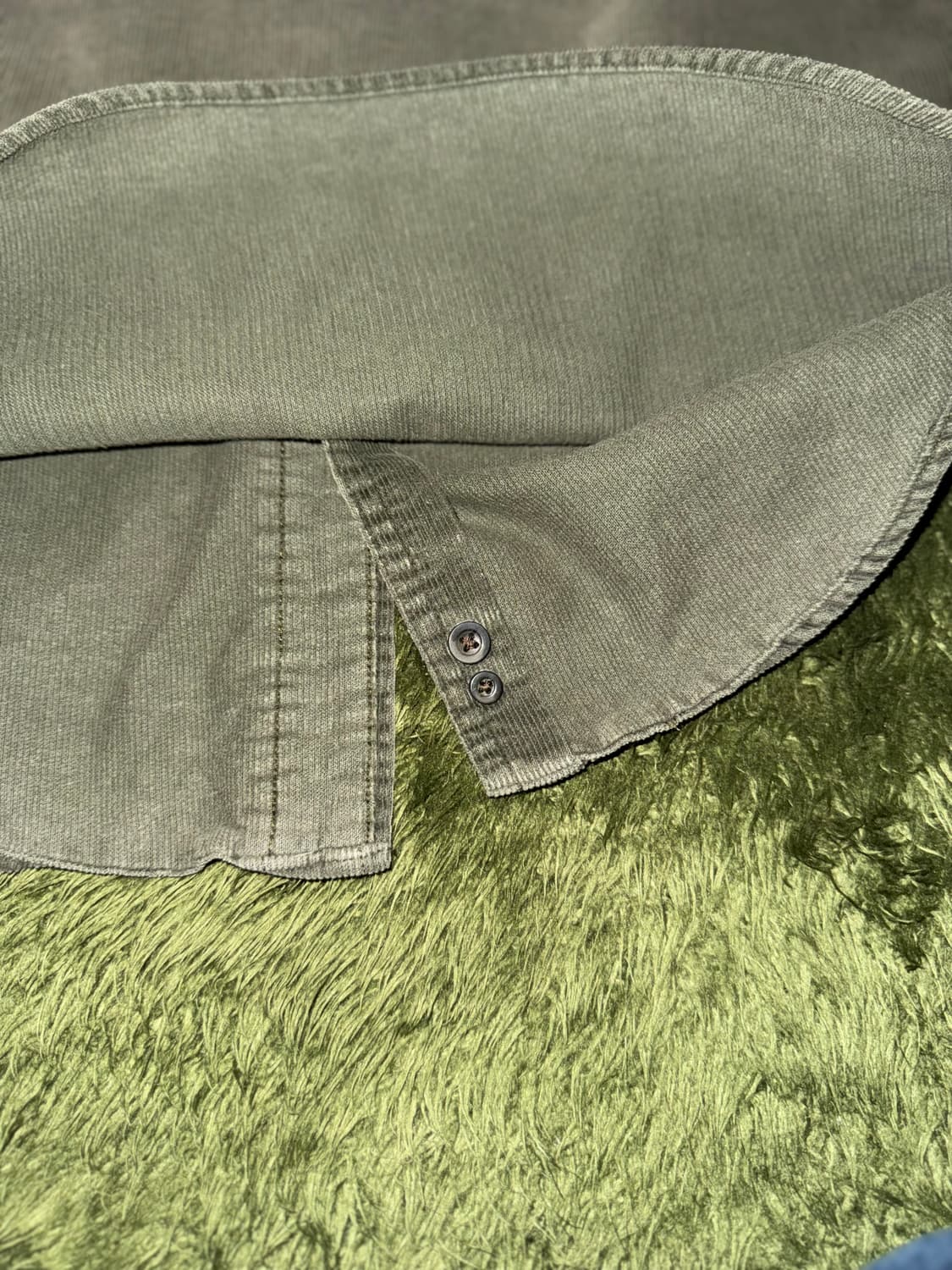 [S] VTG L.L.Bean 엘엘빈 포켓 디테일 코듀로이 셔츠 올리브 상품이미지7