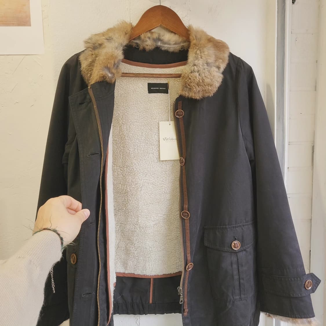 Nombre Impair 래빗퍼 헌팅자켓 여자 S 상품이미지6