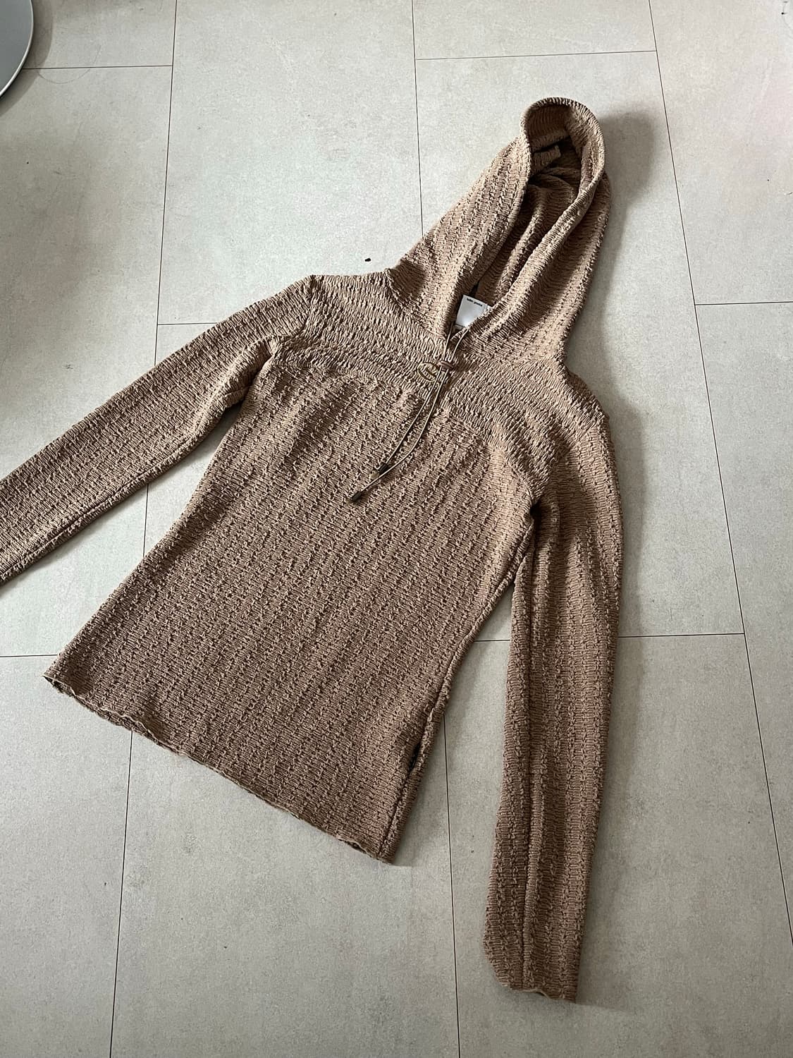 스컬프터 이스트링 크링클 후디 토스트 S 상품이미지3