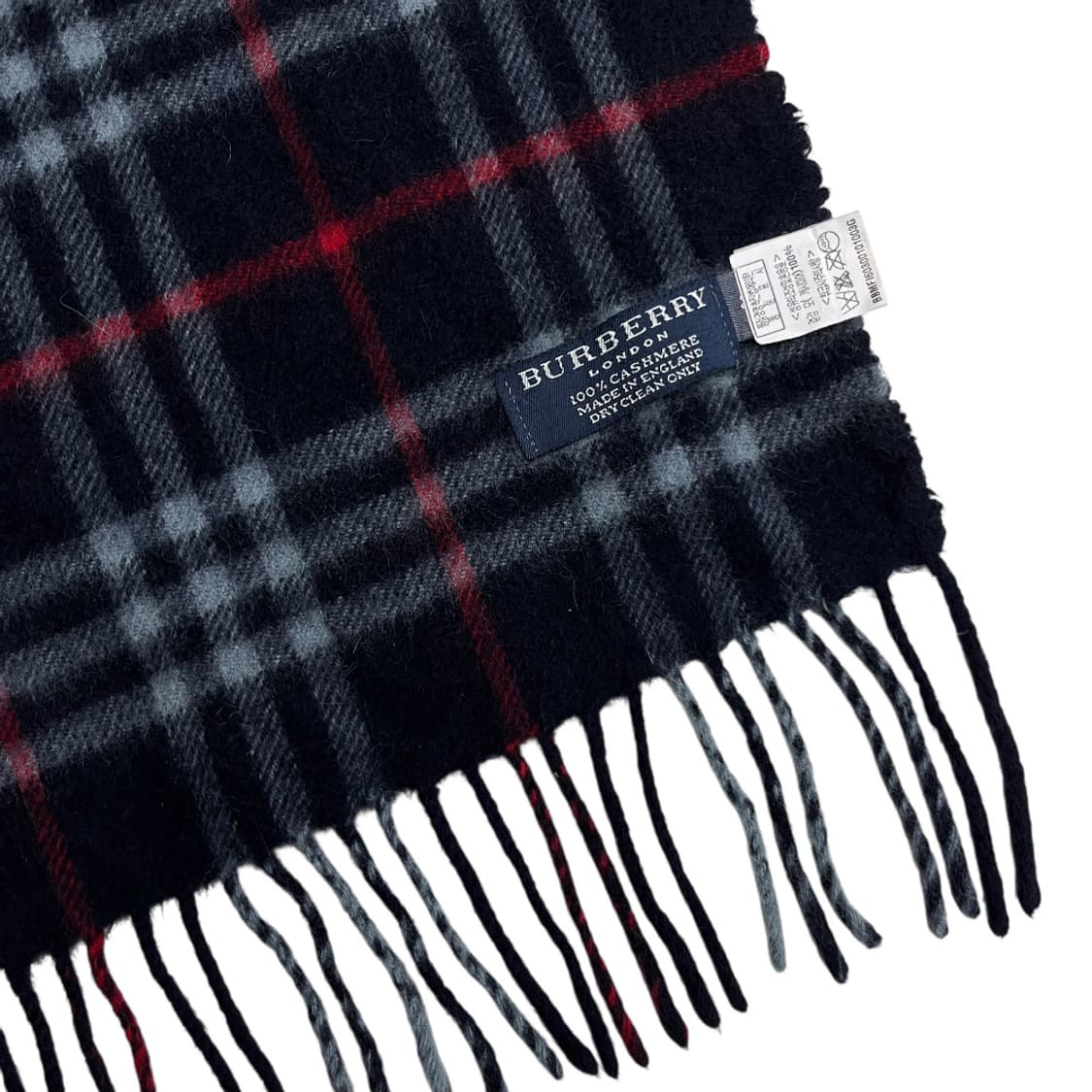 버버리 네이비 노바체크 캐시미어 머플러 상품이미지5