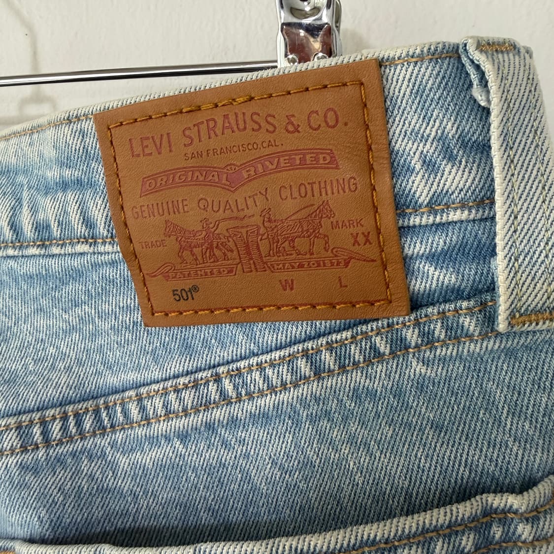 [25] 리바이스 501 연청 청바지 상품이미지7
