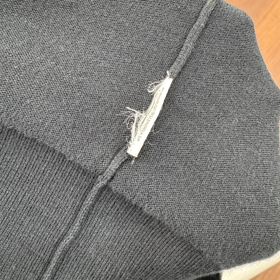 여성용 M 폴로 랄프로렌 블랙 피마 코튼 크루넥 니트 가디건  상품이미지4