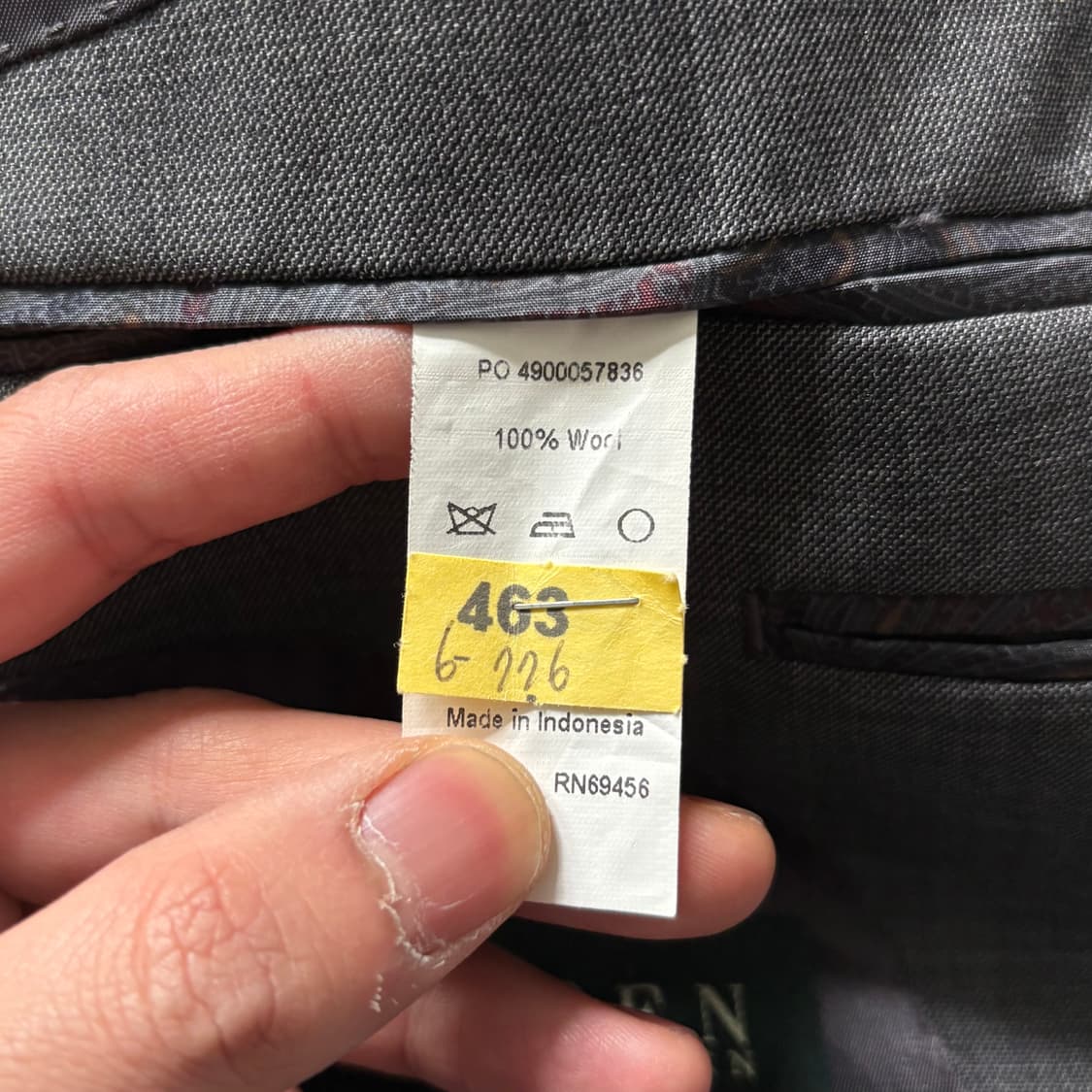 폴로 랄프로렌 그레이 투버튼 블레이저 자켓 상품이미지8