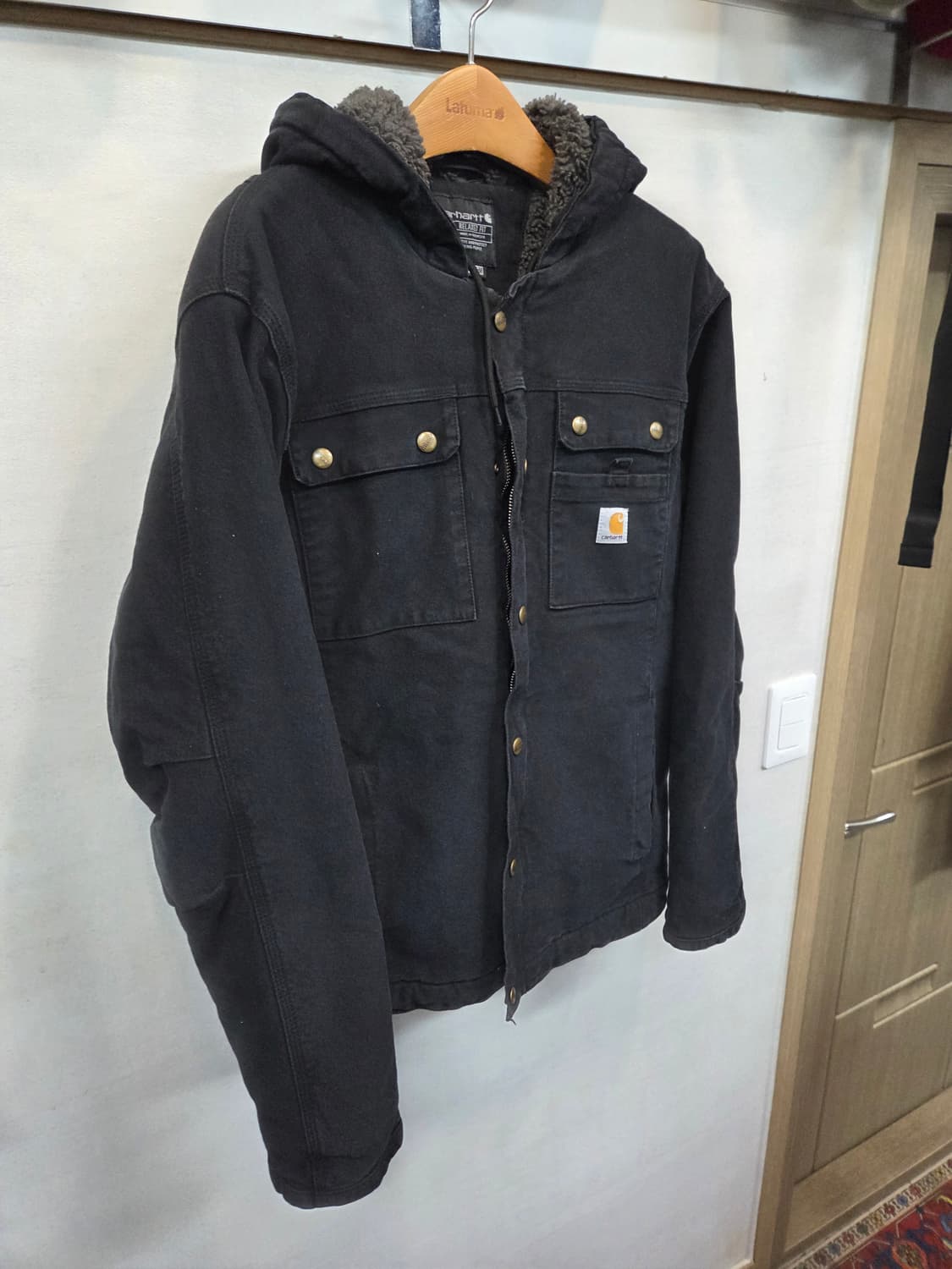 칼하트 유틸리티 덕 워시드 셰르파 자켓 L 릴렉스드핏  상품이미지6