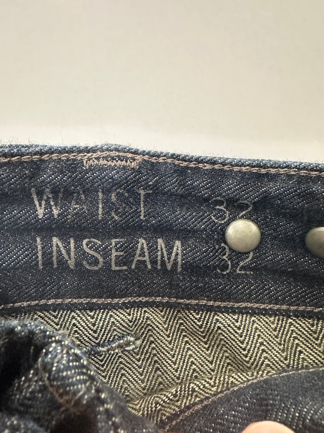 rrl 리미티드 에디션 인디고 헤링본 팬츠 32x32 판매/교환 상품이미지2