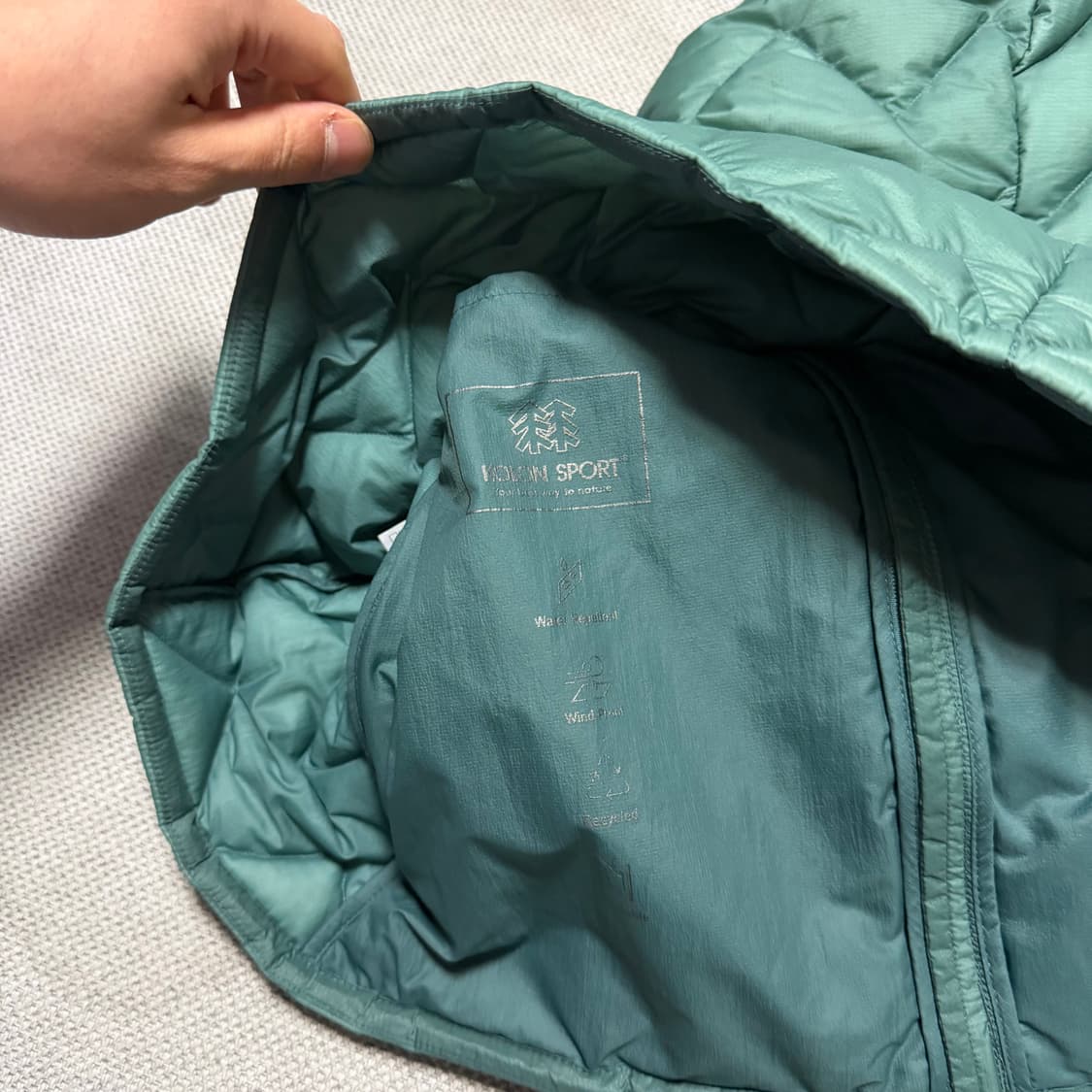 코오롱 스포츠 퀄팅 경량패딩 상품이미지5