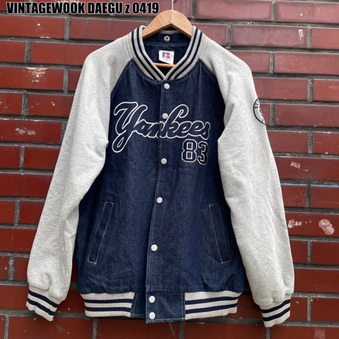 러셀 에슬레틱 양키즈 데님 스타디움 자켓 상품이미지1