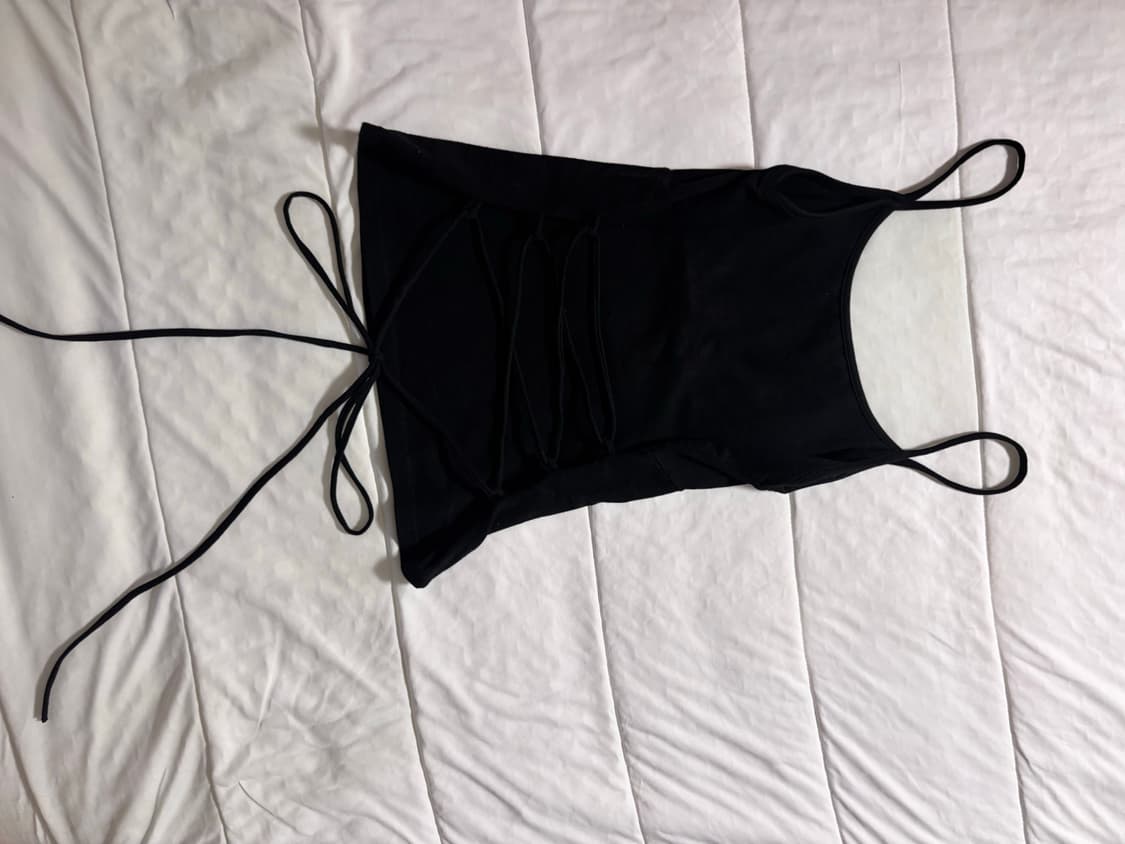 💗브랜디멜빌 빅토리아 탱크탑 블랙 상품이미지5