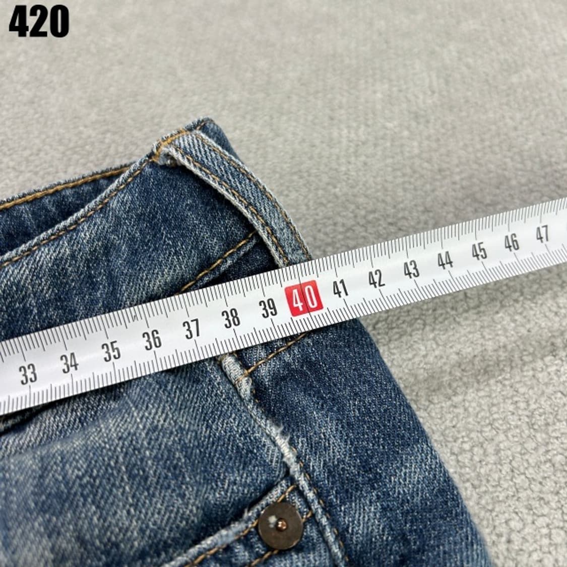 폴로 데미지 워싱 데님 청바지  상품이미지5