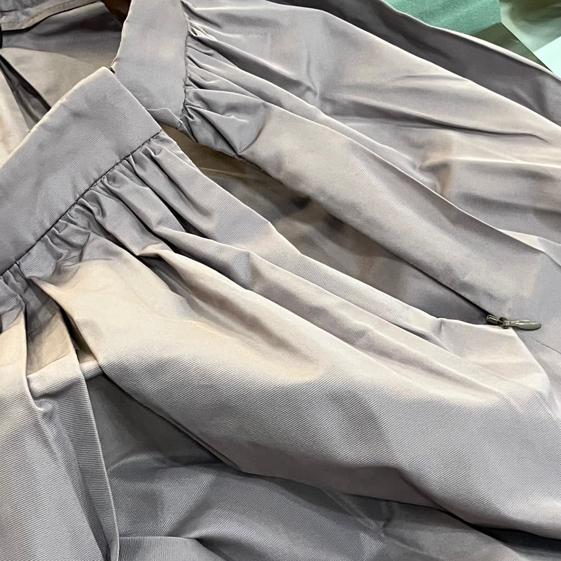 미우미우 라벤더 나일론 미니스커트 40 상품이미지6