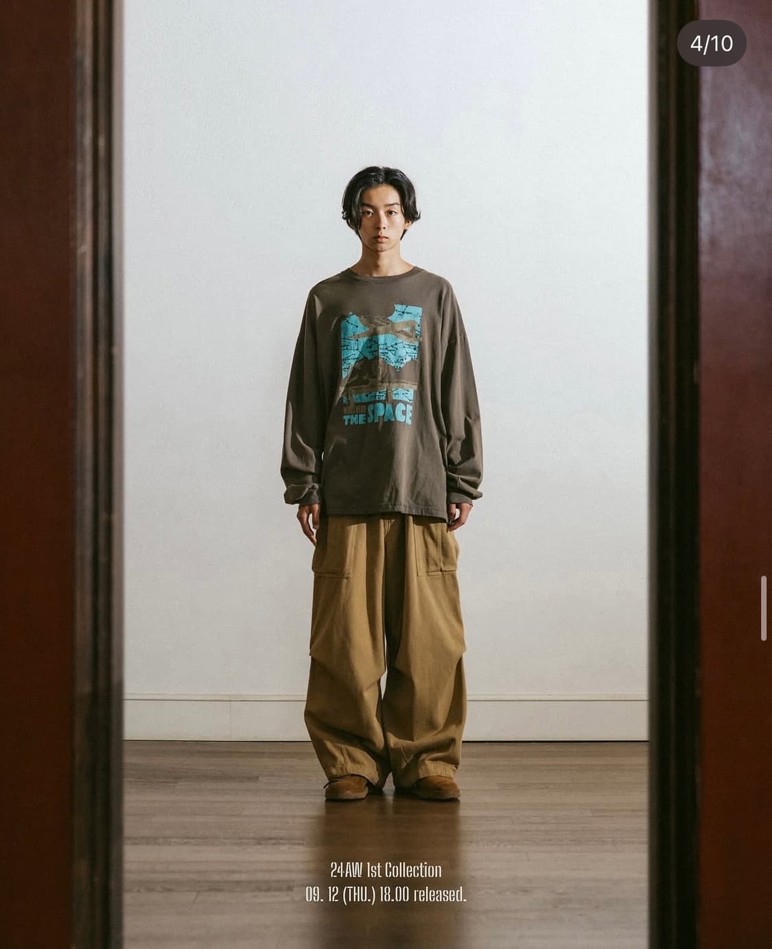 앵글런 Anglan Graphic Washed Long Sleeve 상품이미지2