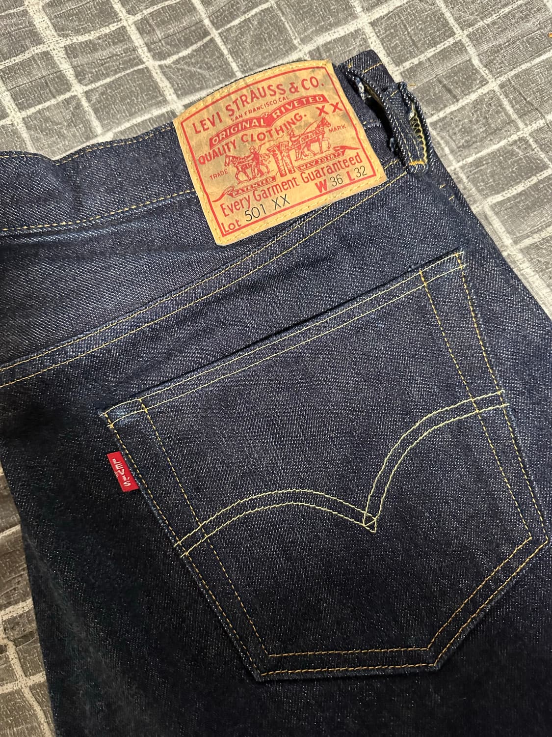 리바이스 Lvc 55501 리지드 36*32 팝니다(소킹 1회) 상품이미지2