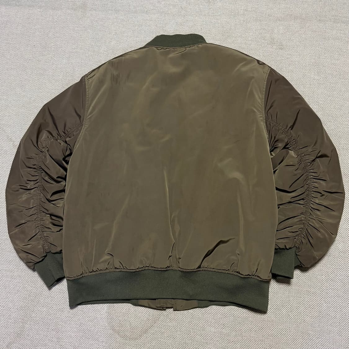 PEACE 카키 항공 자켓 상품이미지5