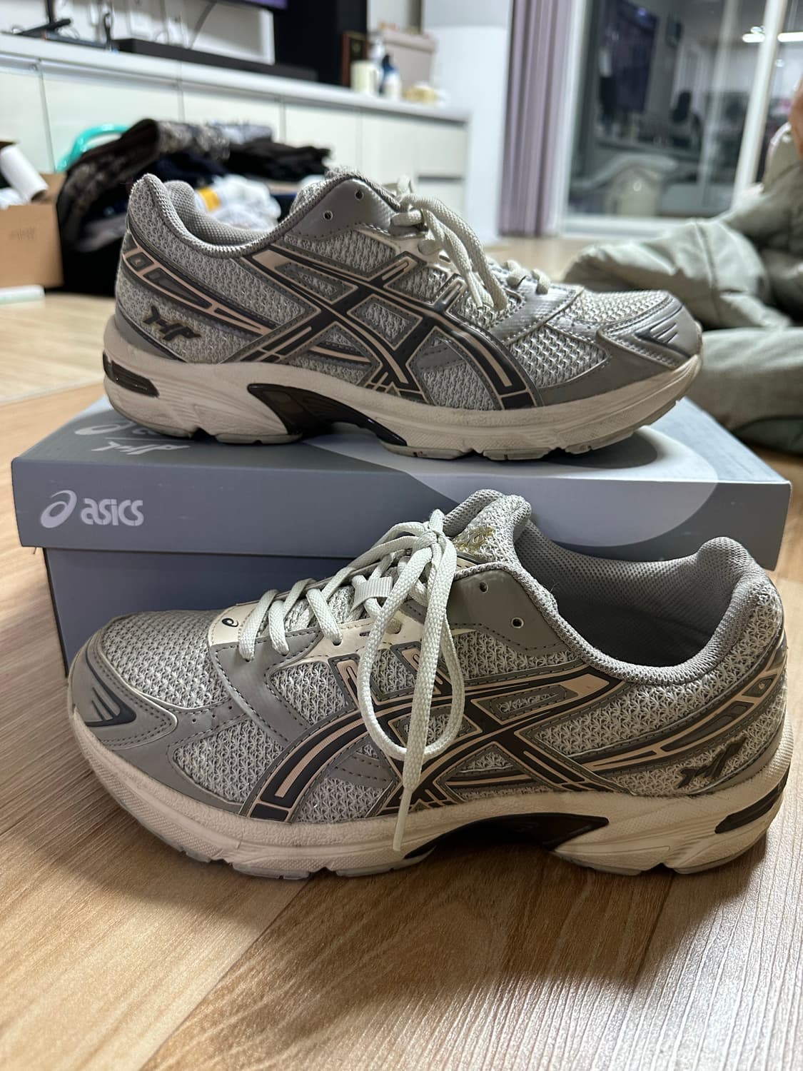 아식스 x I4P 젤 1130 글레이셔 그레이 밍크 275 상품이미지6