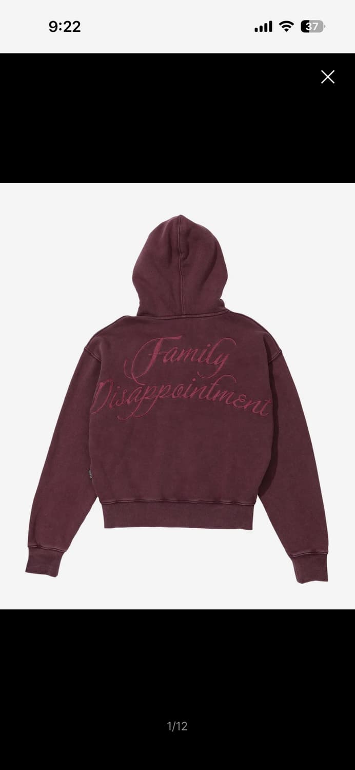 스컬프터 워시드 후드집업 딥퍼플 상품이미지1