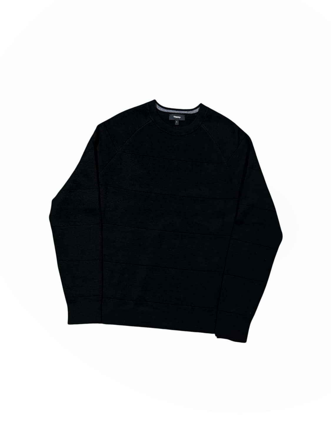 Theory 띠어리 울 불랜디드 라운드넥 니트 상품이미지1