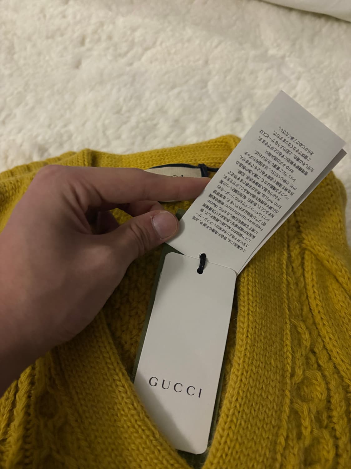 구찌 V넥 니트 (새상품) 상품이미지3