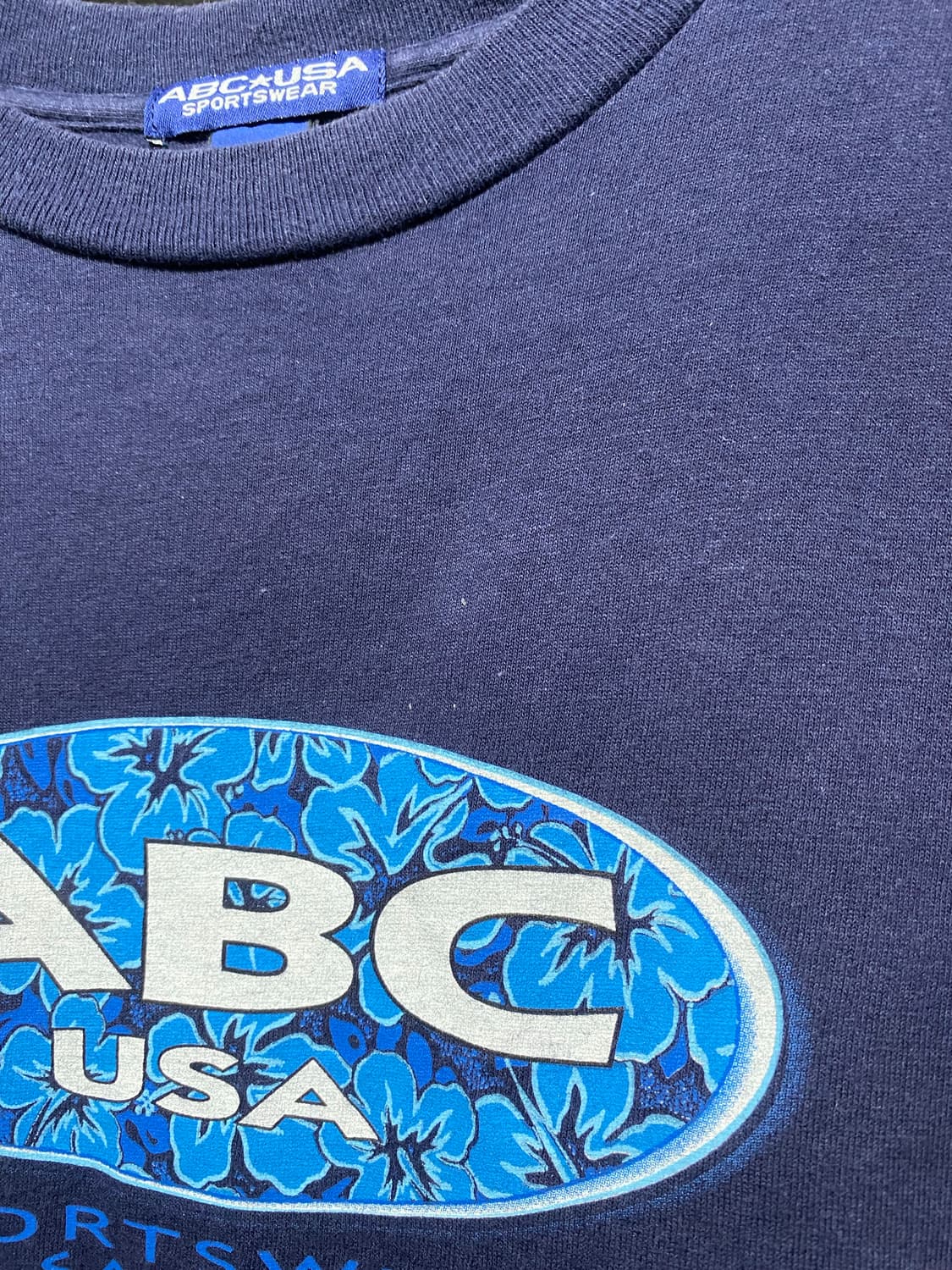 ABC USA 스포티 로고 심볼 프린팅 반발 티셔츠 상품이미지6