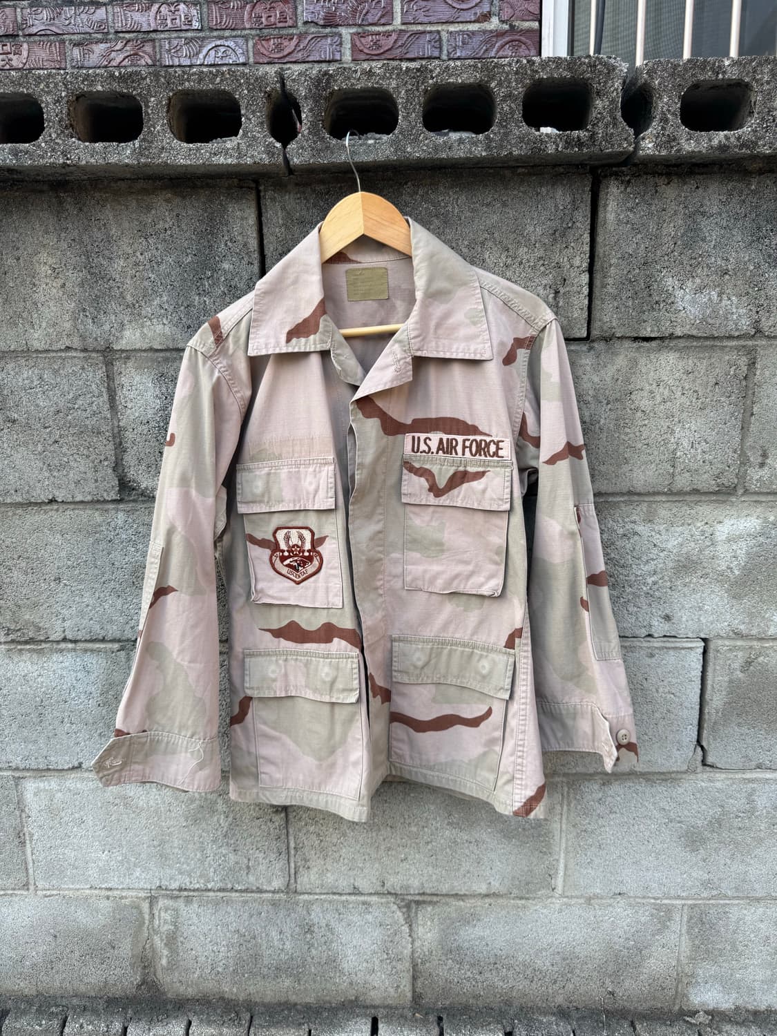 미군 미공군 데저트카모 bdu 셔츠 자켓 s 상품이미지1